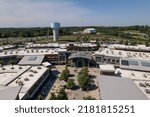 Small photo of Clarksburg, Maryland, USA - July 23, 2022: An aerial view of the Clarksburg Premium Outlet Mall, located off of Interstate 270 in the outskirts of Washington, D.C.
