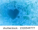 Love Heart Ice Flowers Frosted...