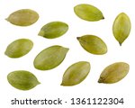 Pumpkin Seeds Isolated On White ...