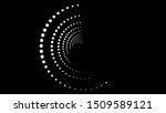 texture dotted round on black... | Shutterstock . vector #1509589121