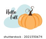 hello fall vector illustration  ... | Shutterstock .eps vector #2021550674