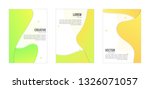 set of covers  brochure  flyer... | Shutterstock .eps vector #1326071057