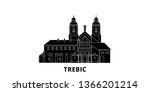 czech republic  trebic flat... | Shutterstock .eps vector #1366201214