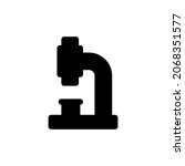 microscope lab icon glyph vector | Shutterstock .eps vector #2068351577