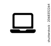 laptop computer netbook... | Shutterstock .eps vector #2068352264