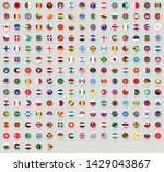 all national flags of the world ... | Shutterstock .eps vector #1429043867