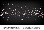 nice sakura blossom isolated... | Shutterstock .eps vector #1708342591