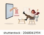 online e commerce make... | Shutterstock .eps vector #2068061954