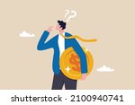 money question  where to invest ... | Shutterstock .eps vector #2100940741