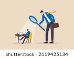 micromanaging boss  toxic... | Shutterstock .eps vector #2119425134