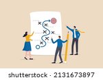 strategic planning  plan to... | Shutterstock .eps vector #2131673897