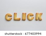 write click with cracker | Shutterstock . vector #677403994