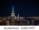 Night Skyline Of New York