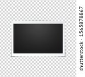 blank photo frame  isolated on... | Shutterstock .eps vector #1565878867