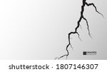 ground cracks. earthquake and... | Shutterstock .eps vector #1807146307
