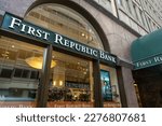Small photo of San Francisco, CA, USA, March 17, 2023: First Republic Bank Branch