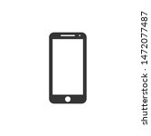 mobile phone smartphone icon... | Shutterstock .eps vector #1472077487