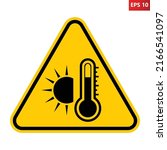 High Temperature Warning Sign....