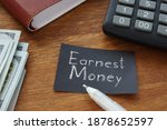 Small photo of Earnest Money is shown on the business photo using the text