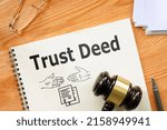 Small photo of Trust Deed is shown using a text