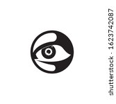 eye logo design vector... | Shutterstock .eps vector #1623742087