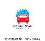 car wash service logo | Shutterstock .eps vector #704772661