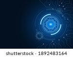 digital technology and... | Shutterstock .eps vector #1892483164
