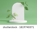  product display podium with... | Shutterstock . vector #1819740371