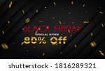 black friday sale poster with... | Shutterstock .eps vector #1816289321