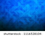 dark blue vector polygon... | Shutterstock .eps vector #1116528104
