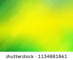 light green  yellow vector... | Shutterstock .eps vector #1134881861
