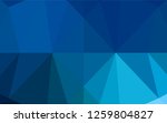 light blue vector polygon... | Shutterstock .eps vector #1259804827