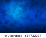 dark blue vector abstract... | Shutterstock .eps vector #694722337