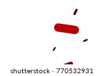 dark red vector texture with... | Shutterstock .eps vector #770532931