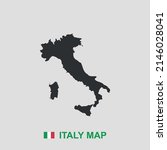 italy simple map black and... | Shutterstock .eps vector #2146028041