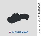 slovakia simple map black and... | Shutterstock .eps vector #2146028047