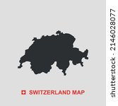 switzerland simple map black... | Shutterstock .eps vector #2146028077