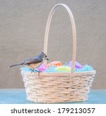 Easter Basket With Live Wild...