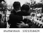 A Groom Is Hugging With A Best...