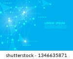 abstract polygon web pattern... | Shutterstock .eps vector #1346635871