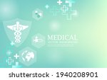 medical vector wallpaper.modern ... | Shutterstock .eps vector #1940208901