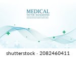 medical vector background... | Shutterstock .eps vector #2082460411