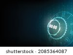 vector technology number... | Shutterstock .eps vector #2085364087