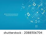 technology abstract global... | Shutterstock .eps vector #2088506704
