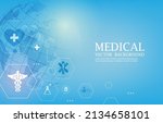 medical vector world... | Shutterstock .eps vector #2134658101