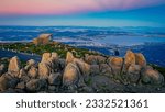 Mount Wellington lookout in Hobart, Tasmania, Australia