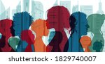 multiethnic and multicultural... | Shutterstock .eps vector #1829740007