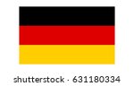 vector flag of germany | Shutterstock .eps vector #631180334