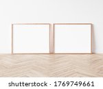 two horizontal rose gold empty... | Shutterstock . vector #1769749661