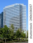 Small photo of Bellingham, WA, USA - June 6, 2023; SAP Concur Technolgies worldwide headquarters building in downtown Bellevue Washington
